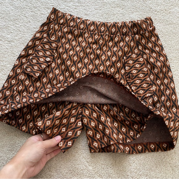 ZARA PATTERNED WOVEN SKORT (KIDS) - Picture 3 of 9